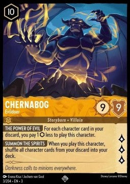 Chernabog - Evildoer (V.1)⁣ - Into the Inklands⁣ (Super Rare)⁣ [3]