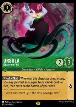 Ursula - Deceiver of All (V.1)⁣ - Into the Inklands⁣ (Legendary)⁣ [91]