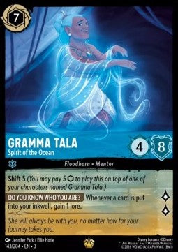 Gramma Tala - Spirit of the Ocean (V.1)⁣ - Into the Inklands⁣ (Legendary)⁣ [143]