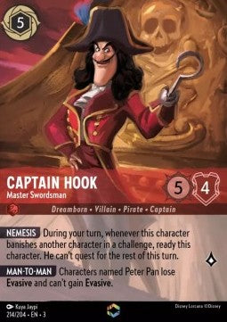 Captain Hook - Master Swordsman (V.2)⁣ - Into the Inklands⁣ (Enchanted)⁣ [214]