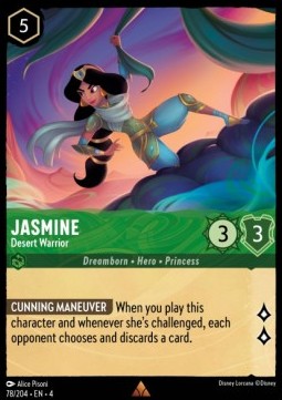 Jasmine - Desert Warrior (V.1)⁣ - Ursula's Return⁣ (Rare)⁣ [78]