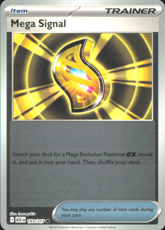 Mega Signal ME: Ascended Heroes 193/217 NM - Pokemon TCG