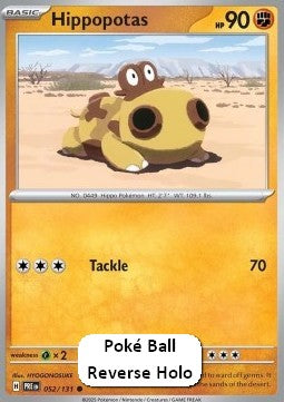 Hippopotas - Prismatic Evolutions: Additionals (Common) [xPRE-052]