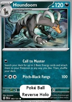 Houndoom - Prismatic Evolutions: Additionals (Common) [xPRE-063]