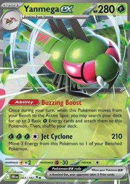 Yanmega ex - Destined Rivals (Double Rare) [DRI-003]