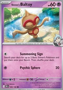 Steven's Baltoy - Destined Rivals (Common) [DRI-083]