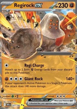 Regirock ex - Destined Rivals (Double Rare) [DRI-101]