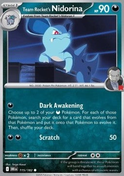 Team Rocket's Nidorina - Destined Rivals (Common) [DRI-115]