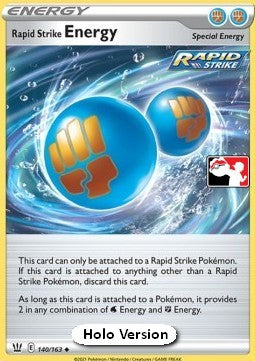 Rapid Strike Energy - Play! Pokémon Prize Pack Series One (Prize Pack Series) [PPS1-BST 140]