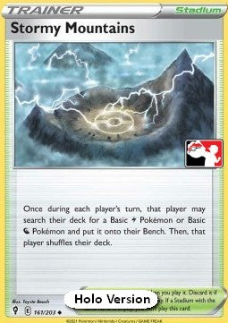 Stormy Mountains - Play! Pokémon Prize Pack Series One (Prize Pack Series) [PPS1-EVS 161]