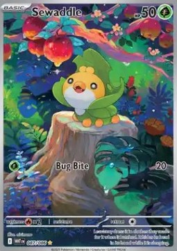 Sewaddle - White Flare (Illustration Rare) [WHT-087]