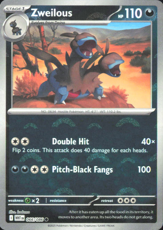 Zweilous SV: White Flare 066/086 NM - Pokemon TCG