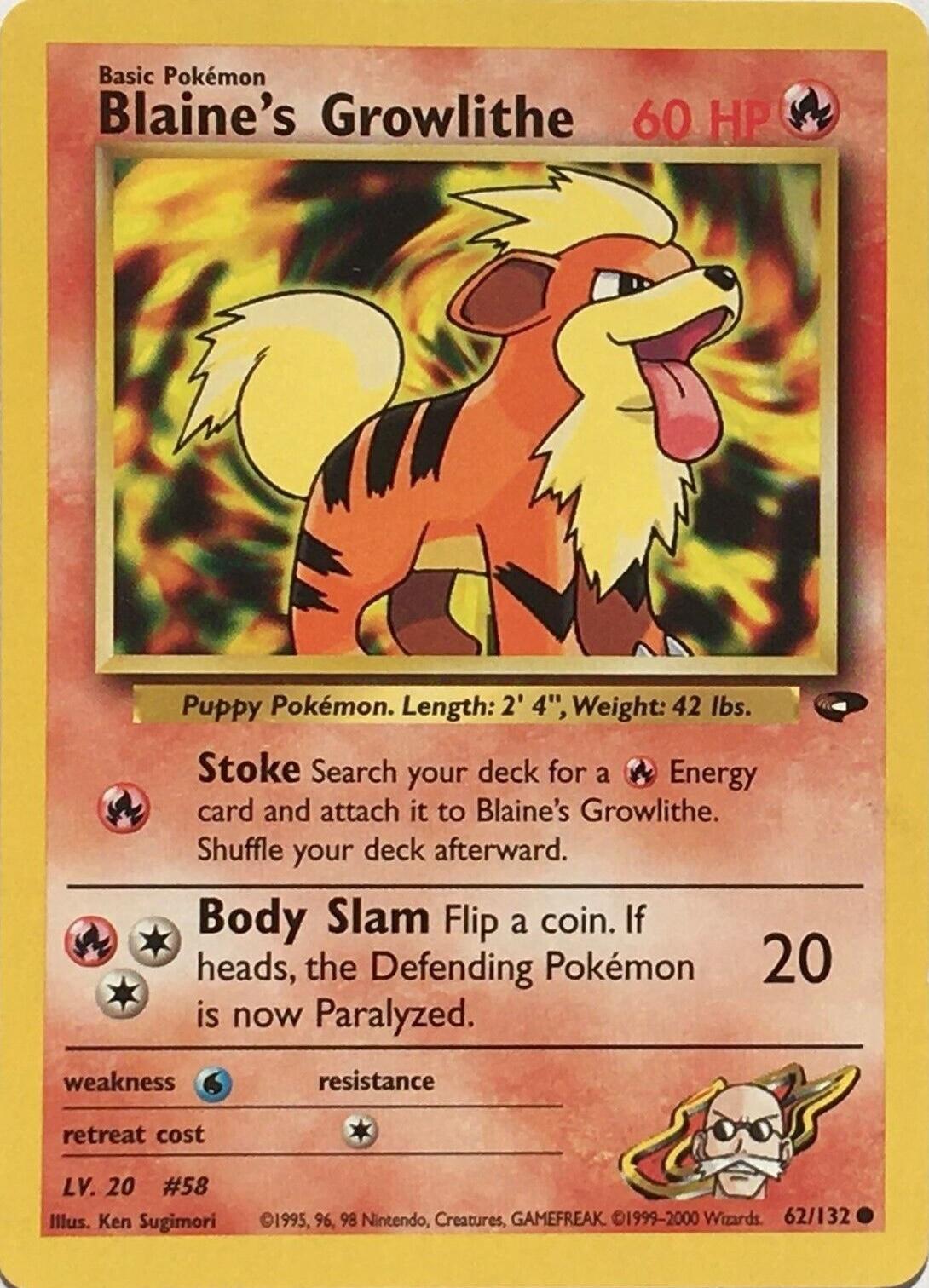 Blaine's Growlithe