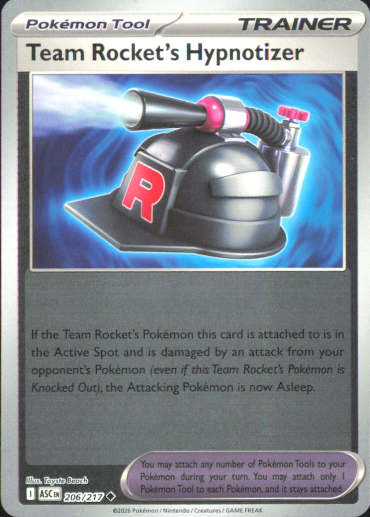Team Rocket's Hypnotizer ME: Ascended Heroes 206/217 NM - Pokemon TCG