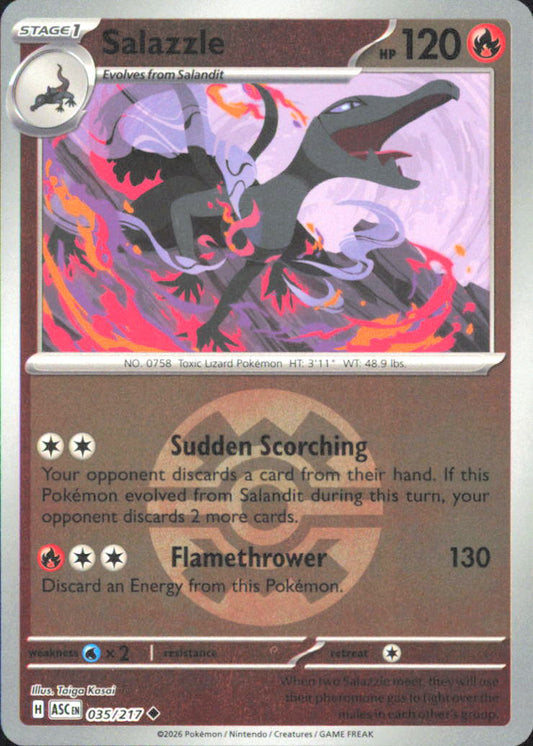 Salazzle - (Quick Ball) ME: Ascended Heroes 035/217 NM - Pokemon TCG