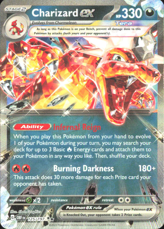 Charizard ex - SV03: Obsidian Flames 125/197 NM - Pokemon TCG