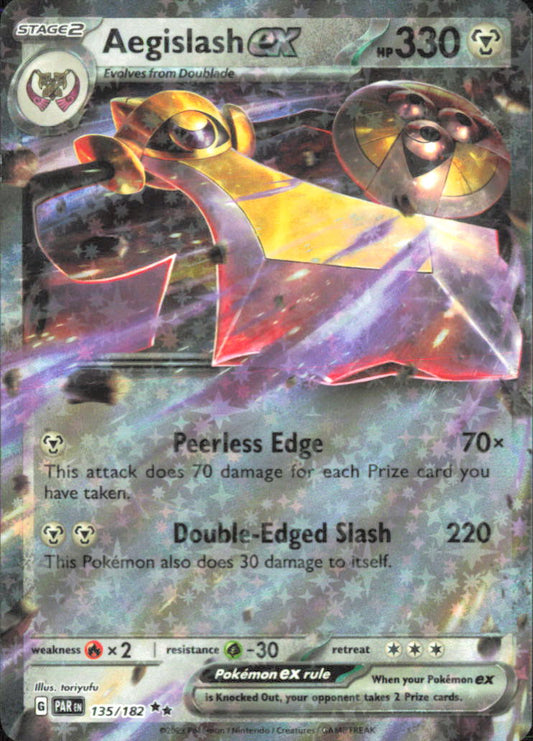Aegislash ex SV04: Paradox Rift 135/182 NM - Pokemon TCG