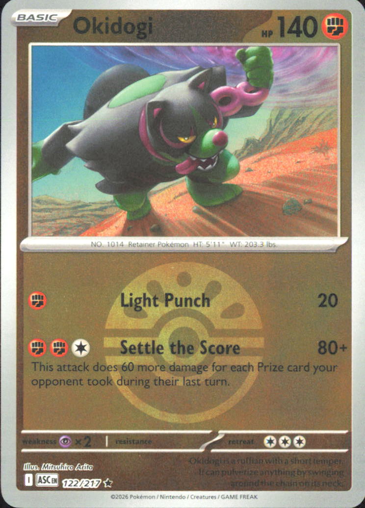 Okidogi (Friend Ball) ME: Ascended Heroes 122/217 NM - Pokemon TCG