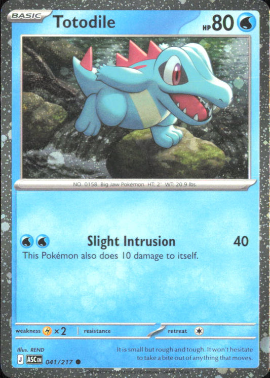 Totodile (Cosmos Holo) Miscellaneous Cards & Products 041/217 NM - Pokemon TCG