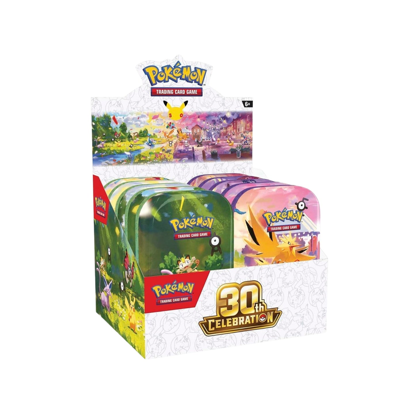 Pokémon TCG - Mini Tins - Assorted Display - 30th Celebration
