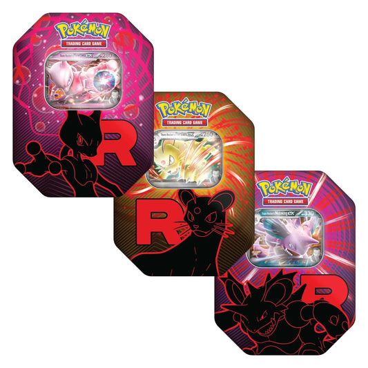 Pokemon TCG: Team Rocket (4-pack) Tin