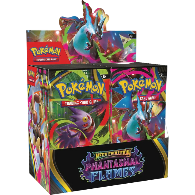Pokemon TCG: Mega Evolution Phantasmal Flames - Booster Box - PokePals UK