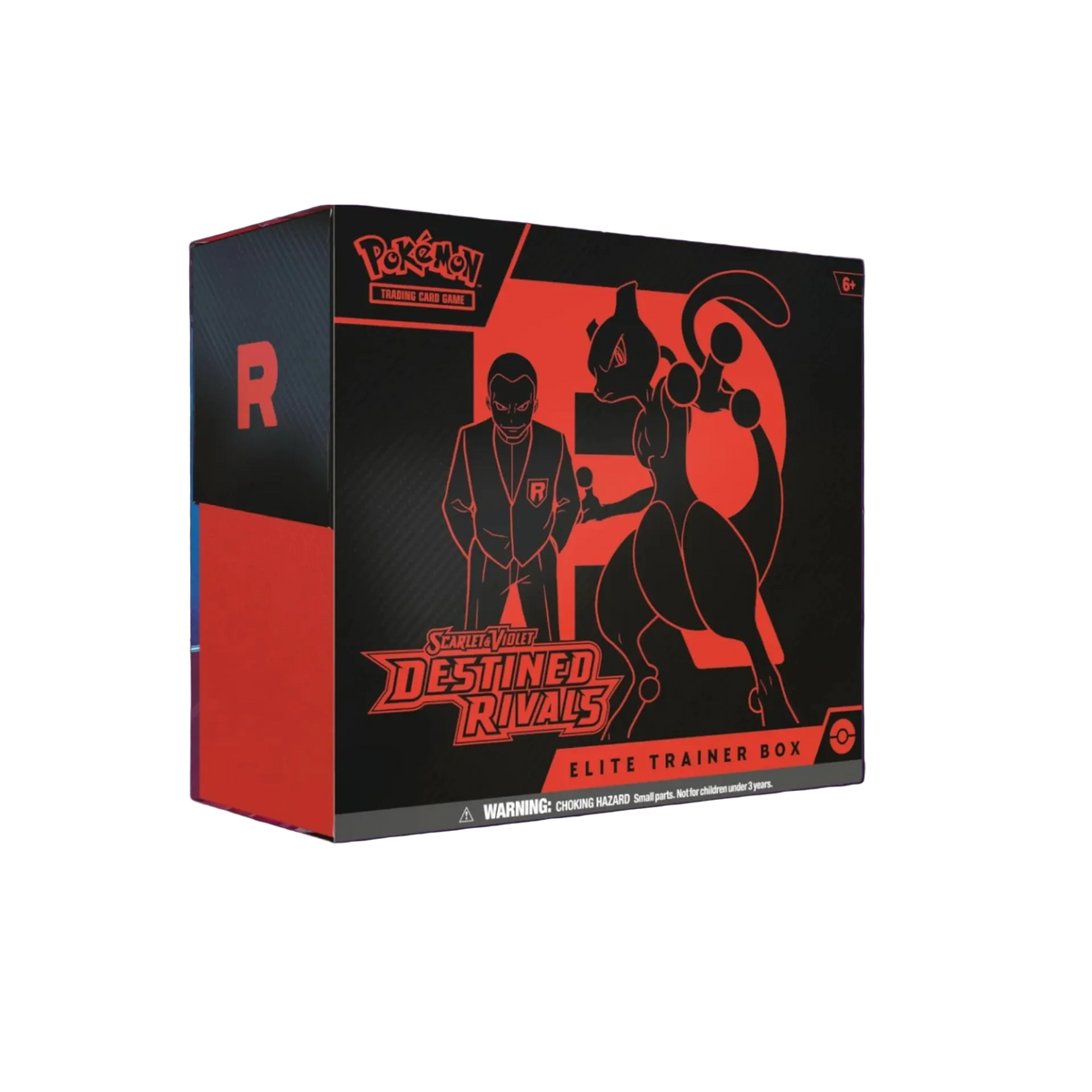 Pokémon Scarlet & Violet: Destined Rivals Elite Trainer Box in a black and red color scheme