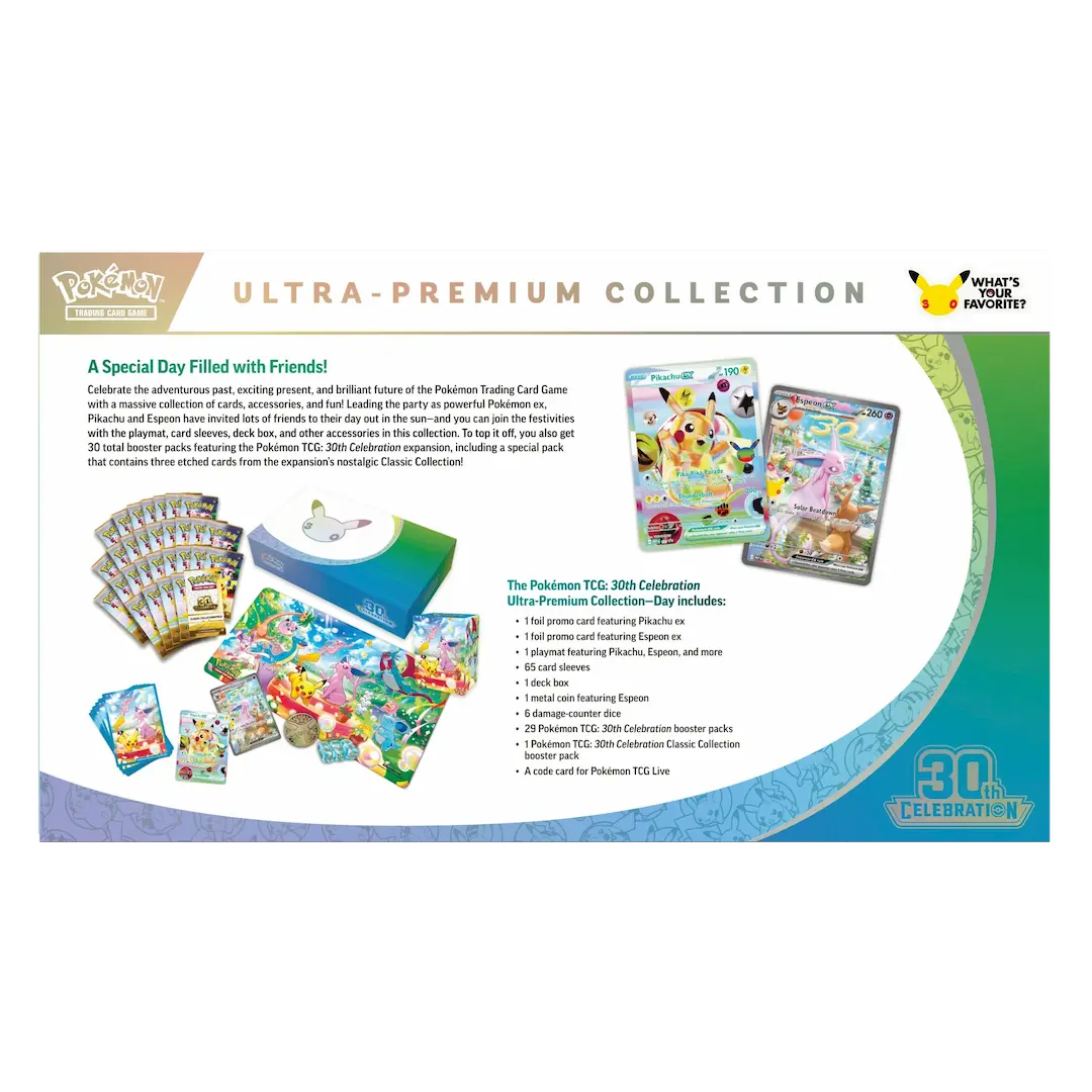 Pokemon TCG - 30th Celebration Ultra Premium Collection - Day Version