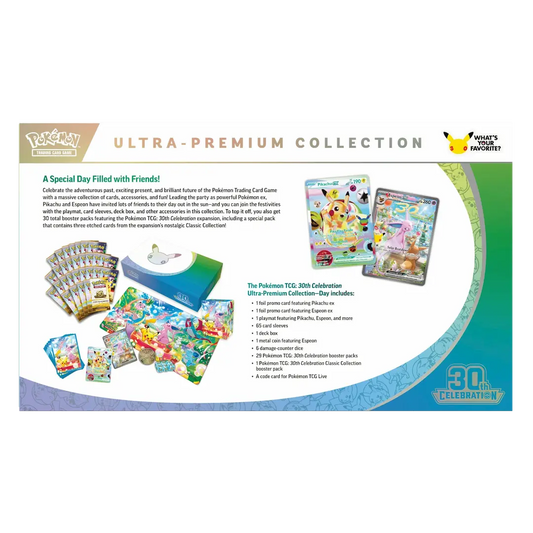 Pokemon TCG - 30th Celebration Ultra Premium Collection - Day Version