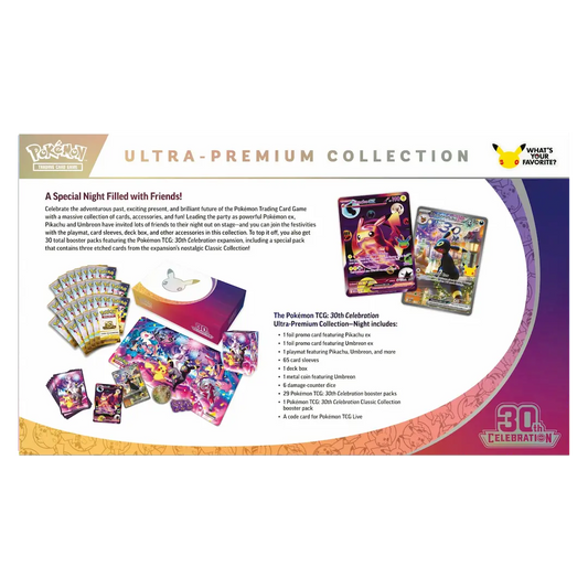 Pokemon TCG - 30th Celebration Ultra Premium Collection - Night Version