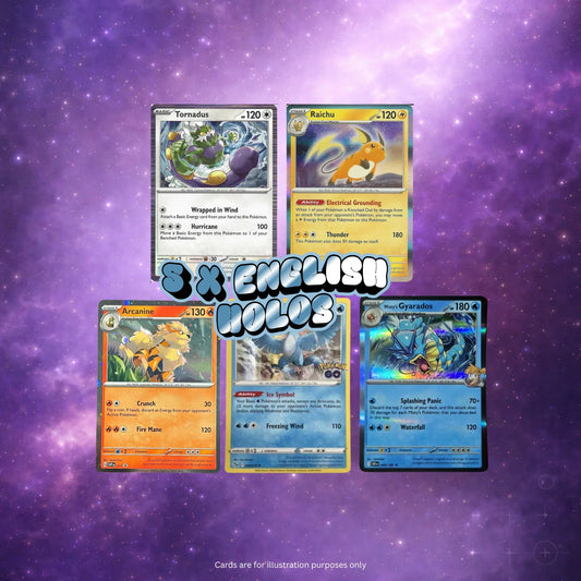 5 Genuine Pokemon TCG Holos - Assorted - PokePals UK