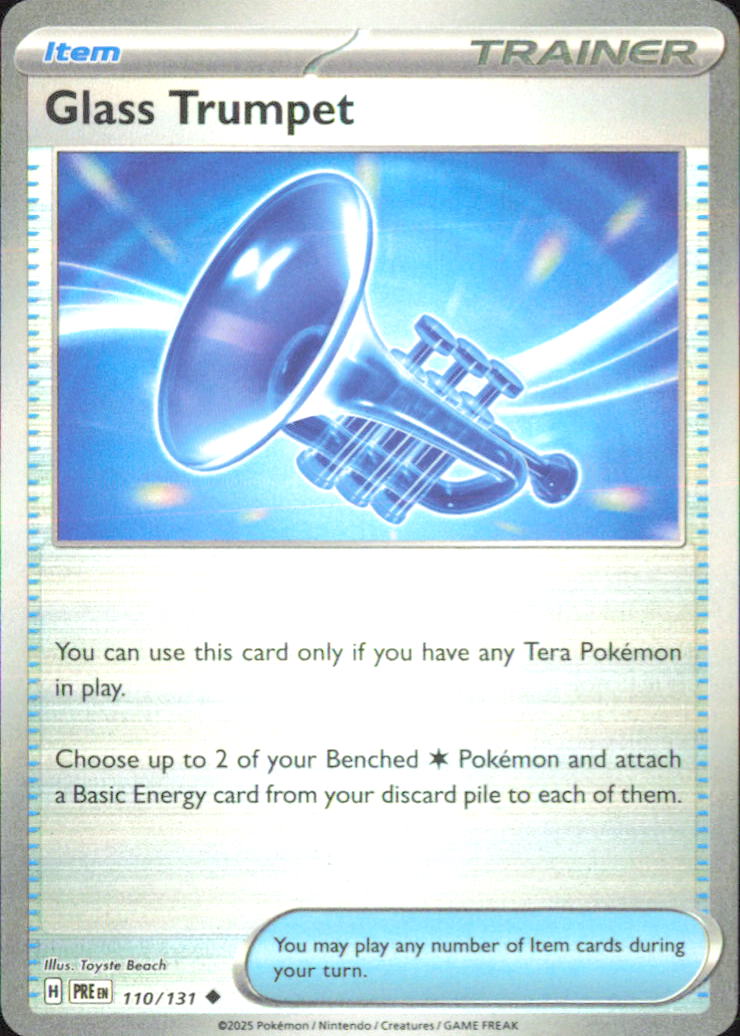 Glass Trumpet (Poke Ball Pattern) SV: Prismatic Evolutions 110/131 NM - Pokemon TCG
