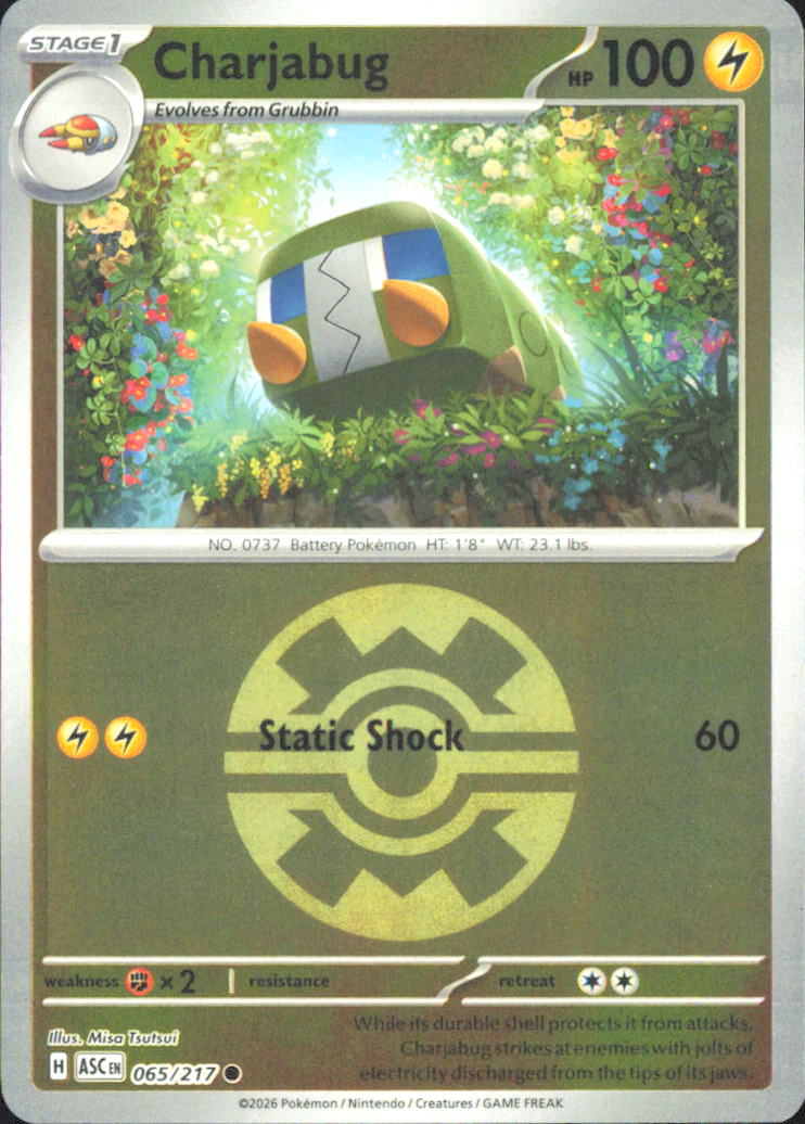 Charjabug (Quick Ball) ME: Ascended Heroes 065/217 NM - Pokemon TCG