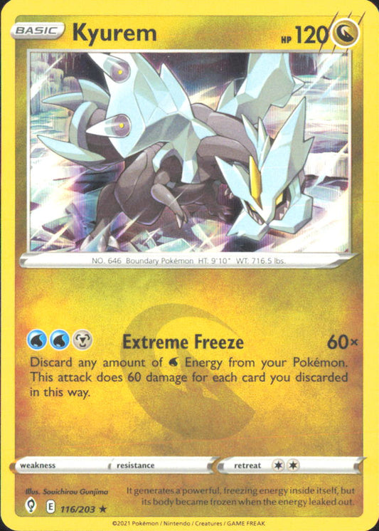 Kyurem SWSH07: Evolving Skies 116/203 NM - Pokemon TCG