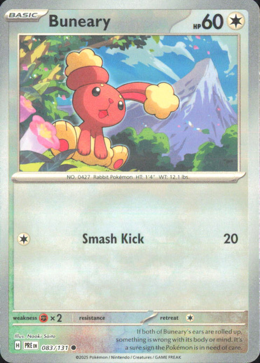 Buneary (Poke Ball Pattern) SV: Prismatic Evolutions 083/131 NM - Pokemon TCG
