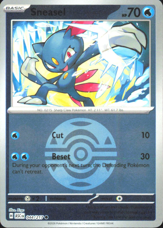 Sneasel (Dusk Ball) ME: Ascended Heroes 044/217 NM - Pokemon TCG