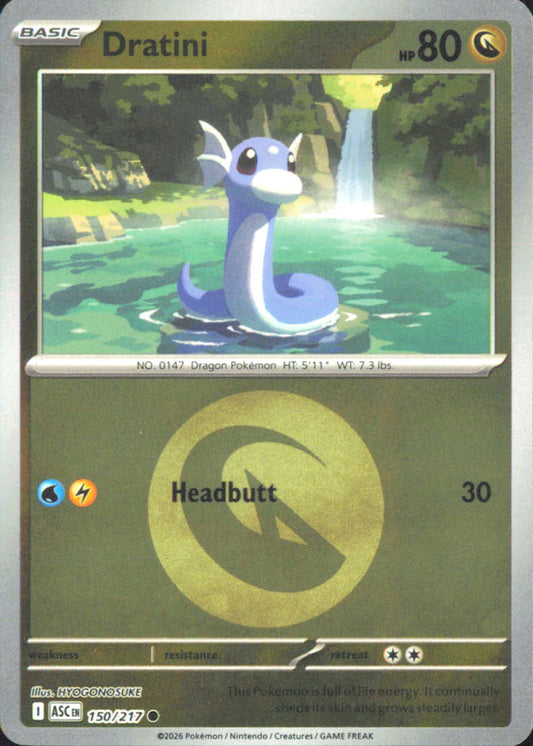 Dratini (Energy Symbol Pattern) ME: Ascended Heroes 150/217 NM - Pokemon TCG