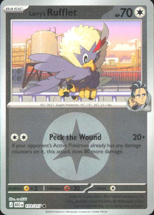 Larry's Rufflet Energy Symbol ME: Ascended Heroes 173/217 NM - Pokemon TCG