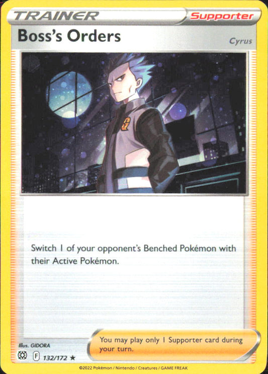Boss's Orders SWSH09: Brilliant Stars 132/172 NM - Pokemon TCG