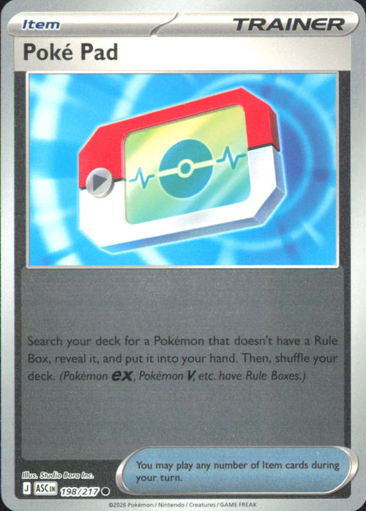 Poke Pad ME: Ascended Heroes 198/217 NM - Pokemon TCG