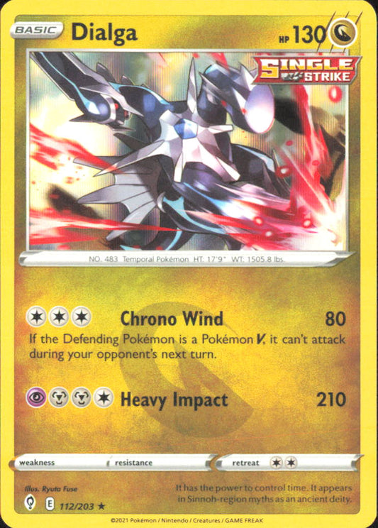 Dialga SWSH07: Evolving Skies 112/203 NM - Pokemon TCG