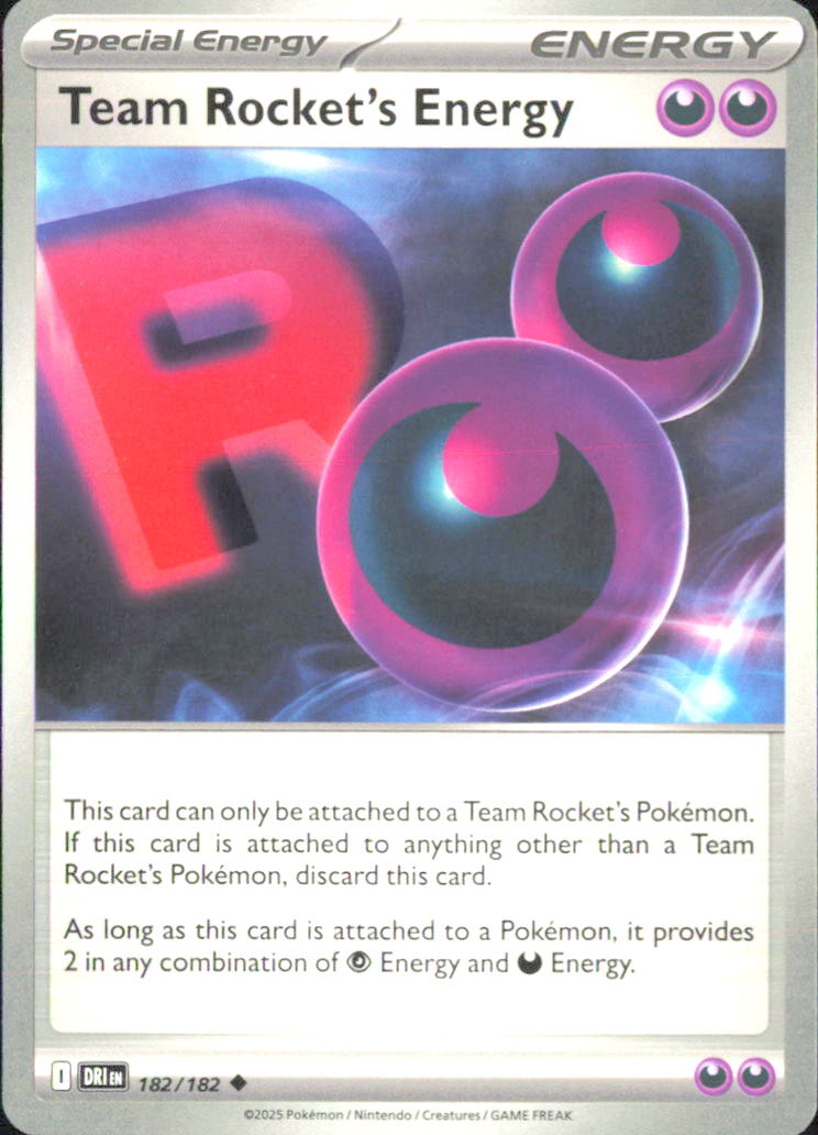 Team Rocket's Energy SV10: Destined Rivals 182/182 NM - Pokemon TCG