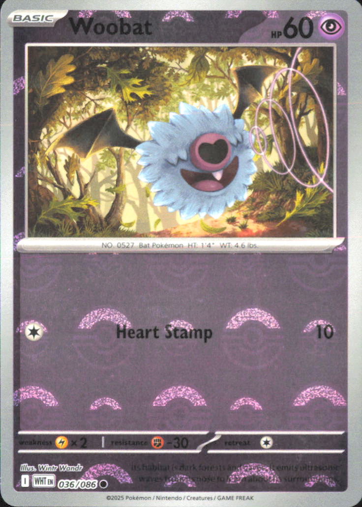 Musharna (Poke Ball Pattern) SV: Black Bolt 036/086 NM - Pokemon TCG
