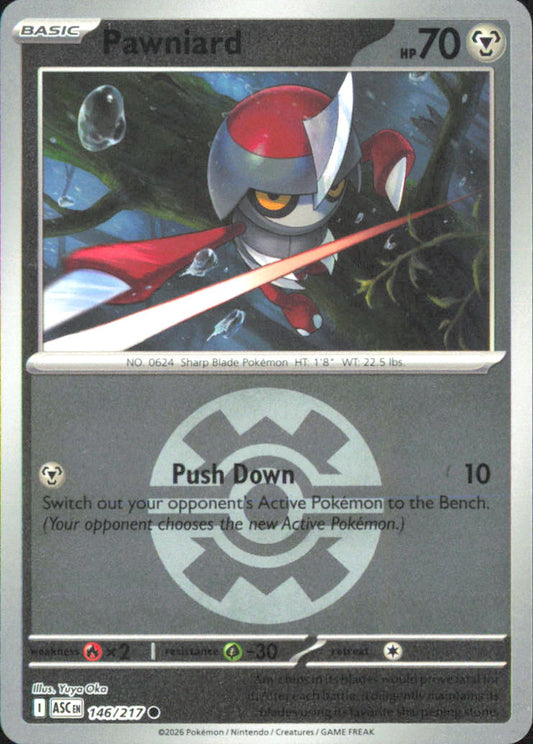 Pawniard (Quick Ball) ME: Ascended Heroes 146/217 NM - Pokemon TCG