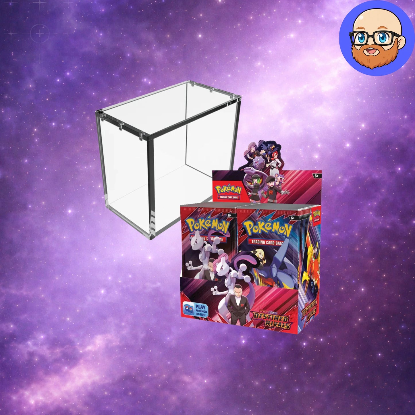 Destined Rivals Booster Box + Acrylic Case