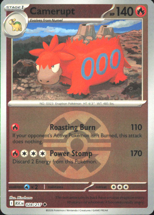 Camerupt (Quick Ball) ME: Ascended Heroes 028/217 NM - Pokemon TCG