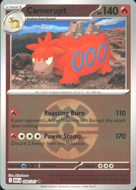 Camerupt (Quick Ball) ME: Ascended Heroes 028/217 NM - Pokemon TCG