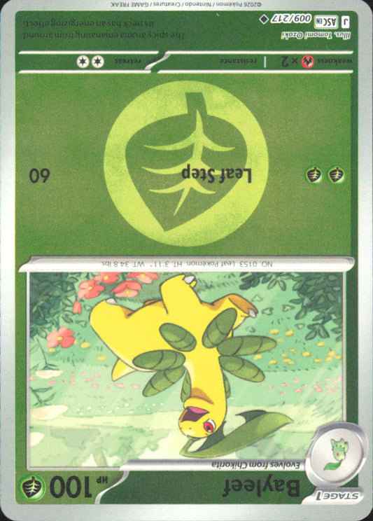 Bayleef (Energy Symbol Pattern) ME: Ascended Heroes 009/217 NM - Pokemon TCG