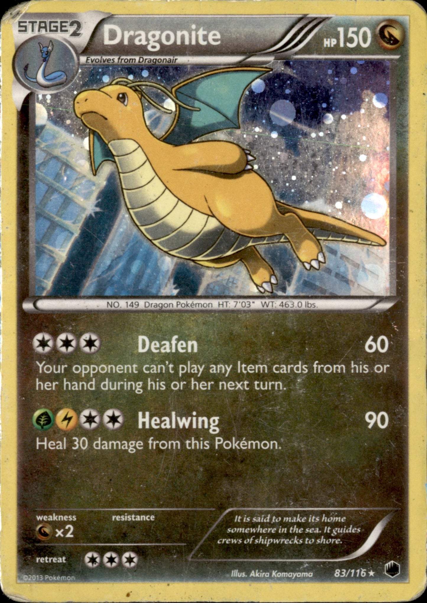 Dragonite - 83/116 (Cosmos Holo)