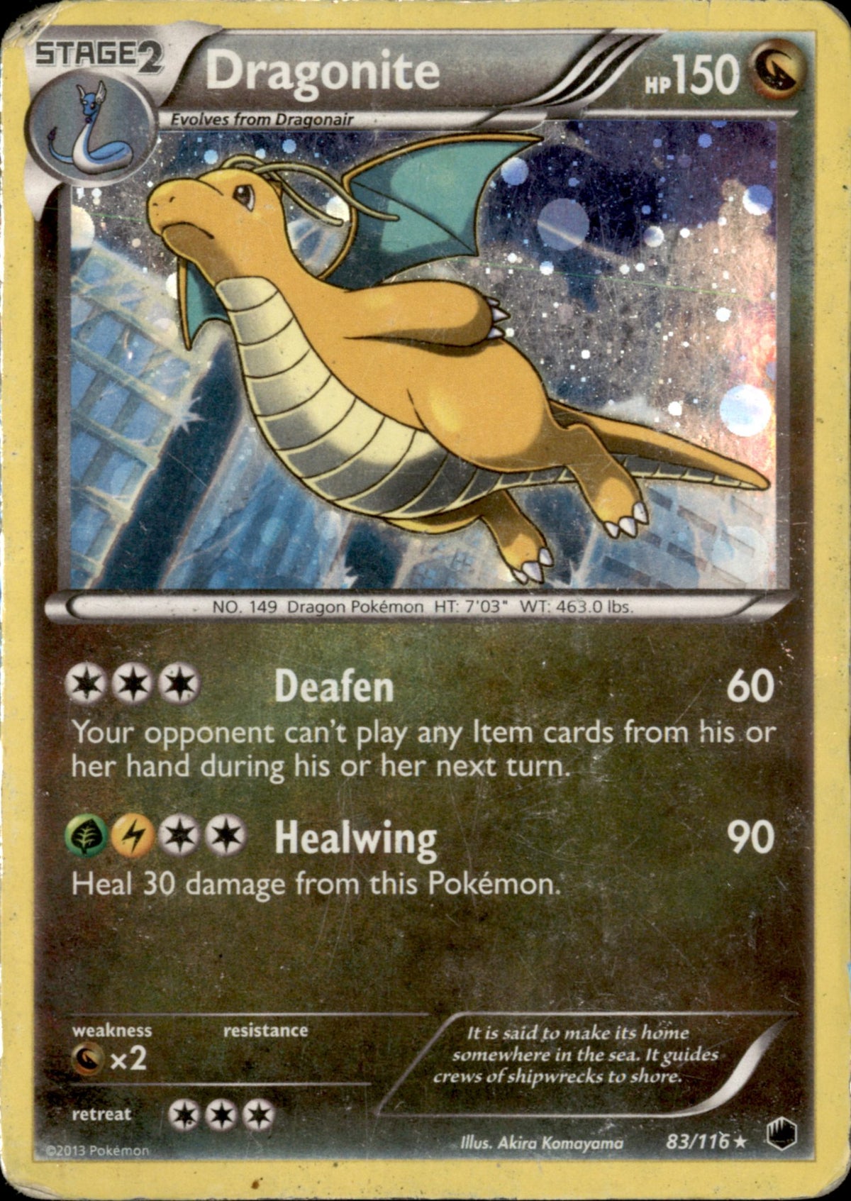 Dragonite - 83/116 (Cosmos Holo)